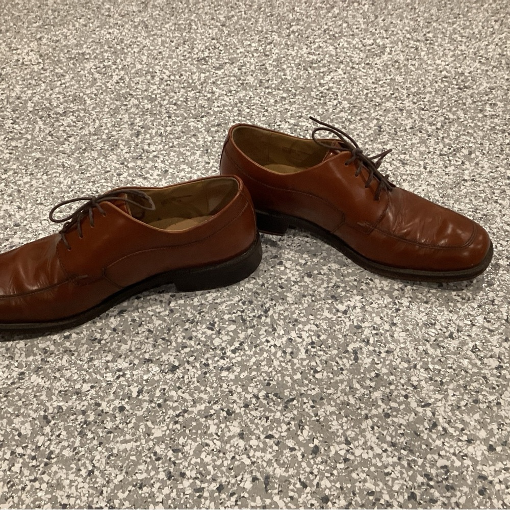 BRASS BOOT Brown Oxfords Casual Dress Shoes Men’s 11M - Picture 2 of 8